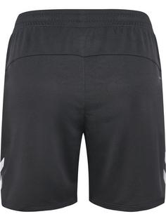 Rückansicht von hummel Funktionsshorts Damen ASPHALT