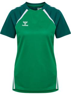 hummel Funktionsshirt Damen JELLY BEAN/EVERGREEN