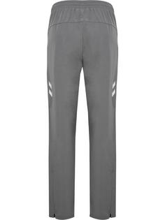 Rückansicht von hummel Trainingshose Damen STEEL GRAY