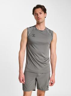 Rückansicht von hummel Funktionsshirt STEEL GRAY