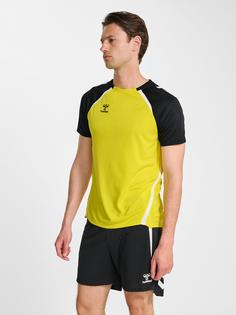 Rückansicht von hummel Funktionsshirt Herren BLAZING YELLOW/BLACK