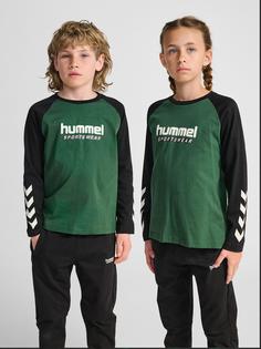 Rückansicht von hummel Funktionsshirt Kinder DARK GREEN