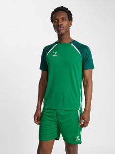 Rückansicht von hummel Funktionsshirt Herren JELLY BEAN/EVERGREEN