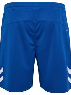 Rückansicht von hummel Funktionsshorts Herren TRUE BLUE
