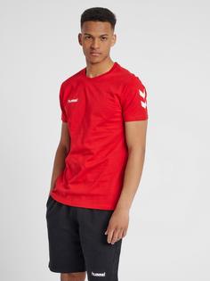 Rückansicht von hummel HMLGO COTTON T-SHIRT S/S Funktionsshirt TRUE RED