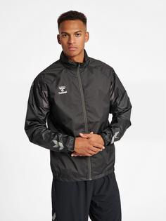 Rückansicht von hummel hmlLEAD PRO TRAINING JACKET Funktionssweatshirt Herren BLACK