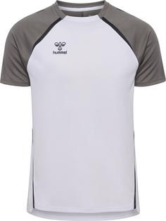 hummel Funktionsshirt Herren WHITE/STEEL GRAY