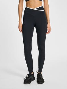 Rückansicht von hummel Tights Damen BLACK