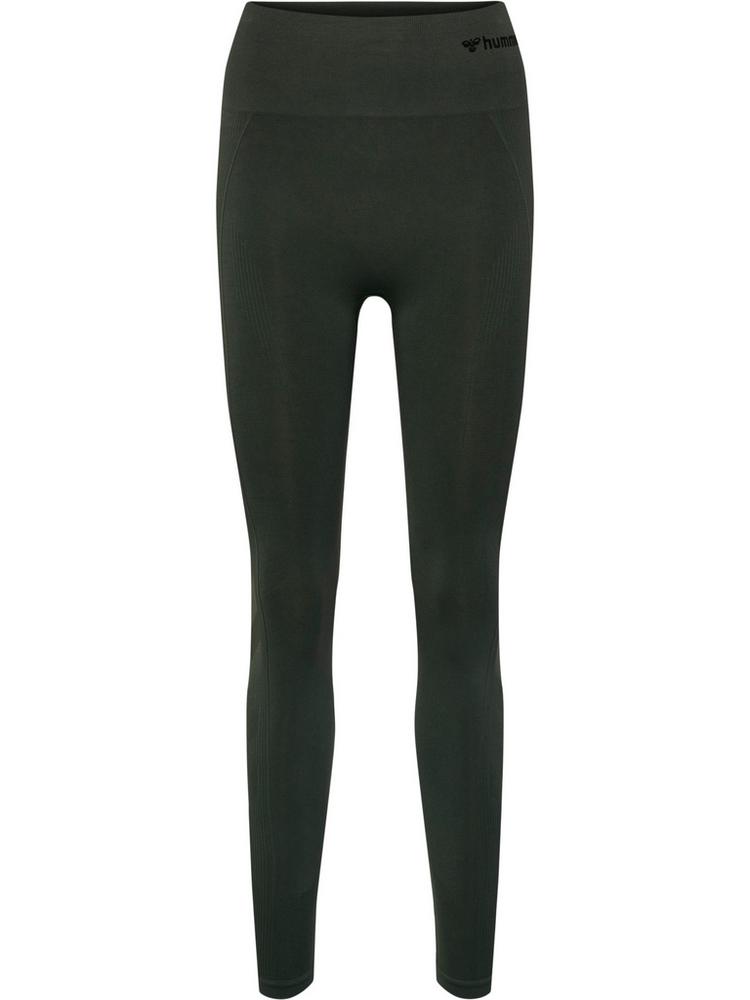 hummel hummel hmlTIF SEAMLESS HIGH WAIST TIGHTS Tights Damen - CLIMBING IVY - 0 | SportScheck