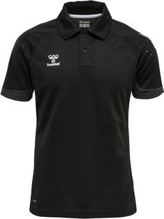 hummel hmlLEAD FUNCTIONAL POLO Funktionsshirt Herren BLACK