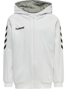 hummel HMLGO KIDS COTTON ZIP HOODIE Funktionssweatshirt Kinder WHITE