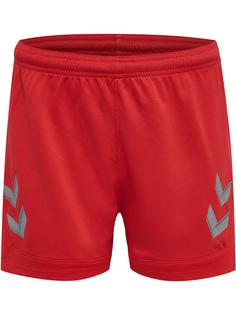 hummel hmlLEAD WOMENS POLY SHORTS Funktionsshorts Damen TRUE RED