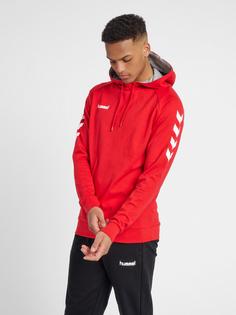 Rückansicht von hummel HMLGO COTTON HOODIE Hoodie Herren TRUE RED