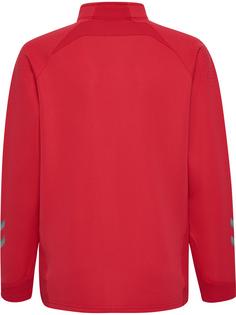 Rückansicht von hummel hmlLEAD POLY ZIP JACKET KIDS Funktionssweatshirt Kinder TRUE RED
