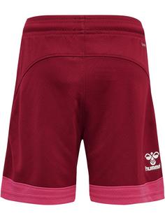 Rückansicht von hummel hmlLEAD POLY SHORTS KIDS Funktionsshorts Kinder BIKING RED