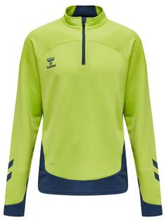 hummel hmlLEAD HALF ZIP KIDS Funktionssweatshirt Kinder LIME PUNCH