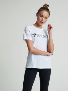 Rückansicht von hummel hmlZENIA T-SHIRT S/S T-Shirt Damen WHITE