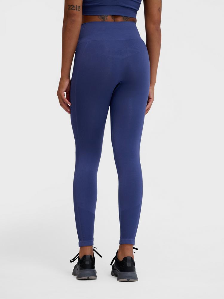 hummel hummel hmlTIF SEAMLESS HIGH WAIST TIGHTS Tights Damen - BLUE INDIGO - 1 | SportScheck