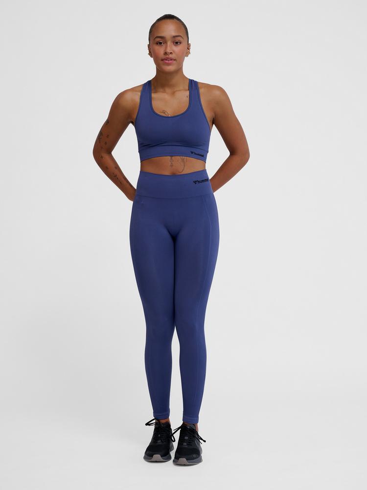 hummel hummel hmlTIF SEAMLESS HIGH WAIST TIGHTS Tights Damen - BLUE INDIGO - 2 | SportScheck