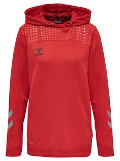 hummel hmlLEAD WOMEN POLY HOODIE Hoodie Damen TRUE RED