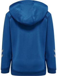 Rückansicht von hummel hmlLEAD ZIP POLY HOODIE KIDS Hoodie Kinder TRUE BLUE
