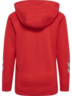 Rückansicht von hummel hmlLEAD POLY HOODIE KIDS Hoodie Kinder TRUE RED