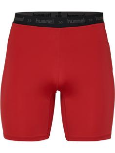 hummel HML FIRST PERFORMANCE TIGHT SHORTS Tights Herren TRUE RED