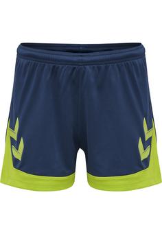 hummel hmlLEAD WOMENS POLY SHORTS Funktionsshorts Damen DARK DENIM