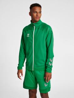 Rückansicht von hummel hmlLEAD POLY ZIP JACKET Funktionssweatshirt Herren JELLY BEAN