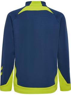 Rückansicht von hummel hmlLEAD HALF ZIP KIDS Funktionssweatshirt Kinder DARK DENIM