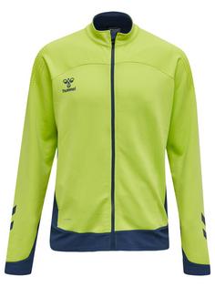 hummel hmlLEAD POLY ZIP JACKET Funktionssweatshirt Herren LIME PUNCH
