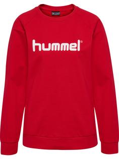 hummel HMLGO COTTON LOGO SWEATSHIRT WOMAN Funktionssweatshirt Damen TRUE RED