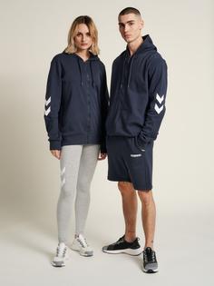 Rückansicht von hummel hmlLEGACY ZIP HOODIE Hoodie BLUE NIGHTS