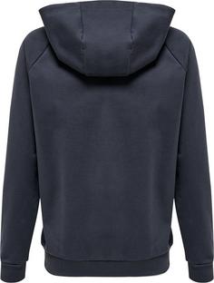 Rückansicht von hummel HMLGO KIDS COTTON LOGO HOODIE Hoodie Kinder INDIA INK