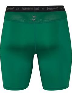 Rückansicht von hummel HML FIRST PERFORMANCE TIGHT SHORTS Tights Herren EVERGREEN