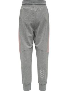 Rückansicht von hummel hmlONNY PANTS Trainingshose Kinder MEDIUM MELANGE