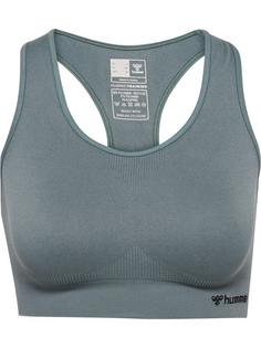 hummel hmlTIF SEAMLESS SPORTS TOP Funktionstop Damen BALSAM GREEN