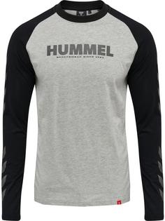 hummel hmlLEGACY BLOCKED T-SHIRT L/S Funktionsshirt GREY MELANGE