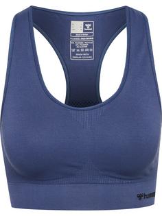 hummel hmlTIF SEAMLESS SPORTS TOP Funktionstop Damen BLUE INDIGO