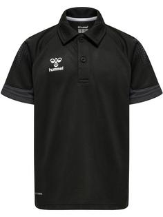 hummel hmlLEAD FUNCTIONAL KIDS POLO Funktionsshirt Kinder BLACK