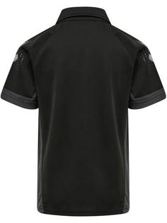 Rückansicht von hummel hmlLEAD FUNCTIONAL KIDS POLO Funktionsshirt Kinder BLACK
