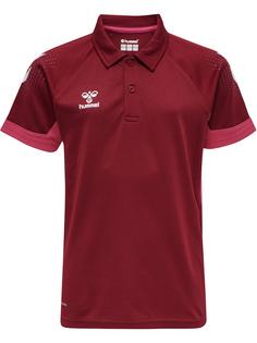 hummel hmlLEAD FUNCTIONAL KIDS POLO Funktionsshirt Kinder BIKING RED