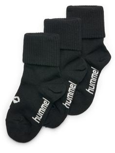 hummel SORA 3-PACK SOCK Freizeitsocken Kinder BLACK