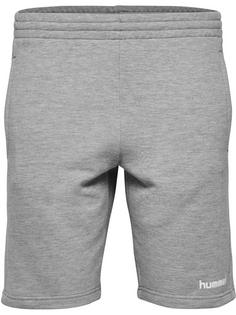 hummel HMLGO COTTON BERMUDA SHORTS WOMAN Funktionsshorts Damen GREY MELANGE