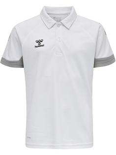 hummel hmlLEAD FUNCTIONAL KIDS POLO Funktionsshirt Kinder WHITE