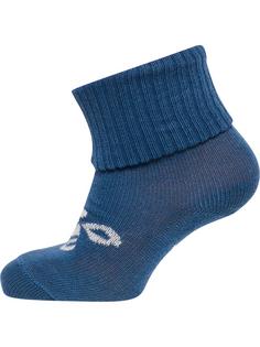 Rückansicht von hummel SORA 3-PACK SOCK Freizeitsocken Kinder BLUE SURF