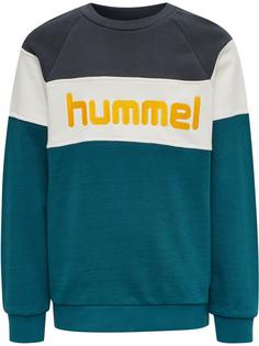 hummel hmlCLAES SWEATSHIRT Sweatshirt Kinder BLUE CORAL