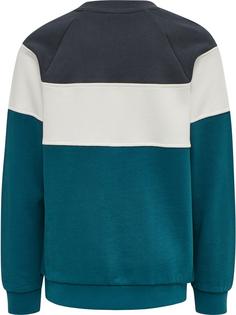 Rückansicht von hummel hmlCLAES SWEATSHIRT Sweatshirt Kinder BLUE CORAL