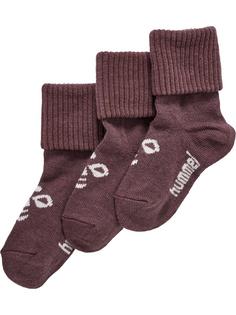 hummel SORA 3-PACK SOCK Freizeitsocken Kinder HUCKLEBERRY
