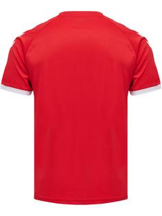 Rückansicht von hummel hmlCORE VOLLEY TEE Funktionsshirt TRUE RED